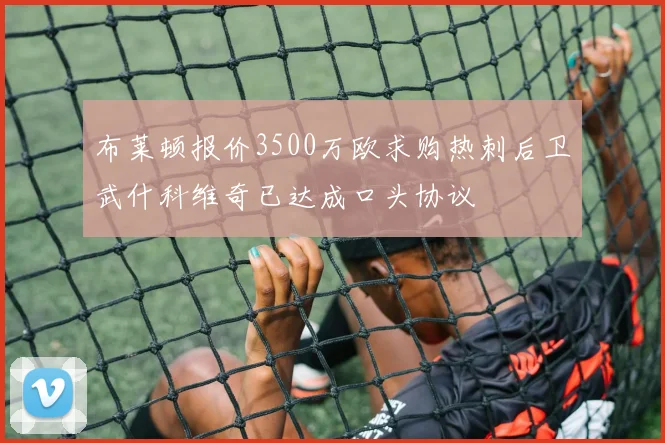 布莱顿报价3500万欧求购热刺后卫武什科维奇已达成口头协议